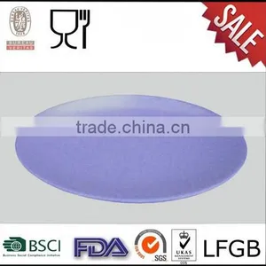 Round Melamine Dinner Plate Solid Color Dinnerware thumbnail-3