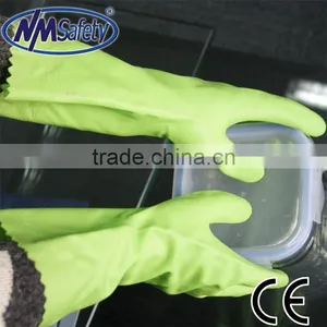 NMSAFETY Pvc Waterproof Glove Green Long Pvc Household Gloves thumbnail-1