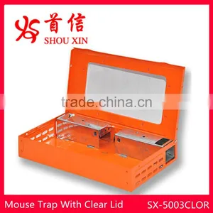 High Quality Rat Trap Live Catch Metal Mouse Trap With Color Coating SX-5003CL-OR thumbnail-1
