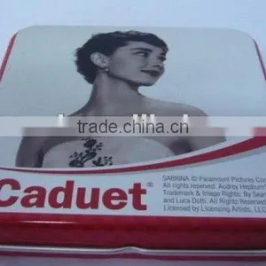 Two Piece Metal Cigarette Tin Case thumbnail-1