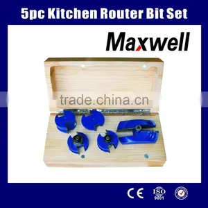 5pc Kitchen Router Bit Set thumbnail-1