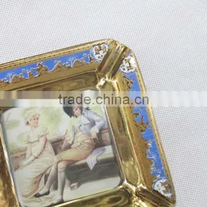 2014 Hot Selling Decaled Porcelain Dishes With Nice Flower , Ceramic Plate thumbnail-4