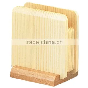 High Quality Wooden Napkin Holder Wooden Paper Holder Stand Made in Japan thumbnail-2