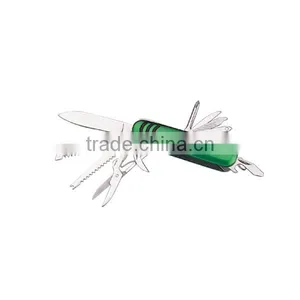 A21-5011G3PG Stainless Steel Multi-functional Pocket Knives(Green) thumbnail-1