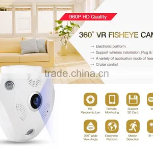 2017 New Hot 3.0 Megapixel 360 Degree Fisheye Lens 360 Degree Fisheye Lens Network Wireless CCTV IP Camera thumbnail-2