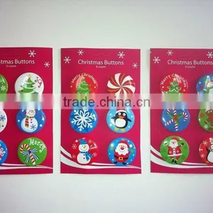 Christmas Button Badge thumbnail-1
