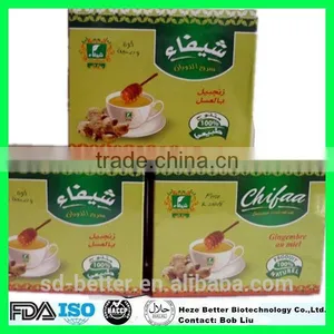 Honey Ginger Tea, Instant Ginger Tea Granules, Honeyed Lemon Ginger Drink thumbnail-1
