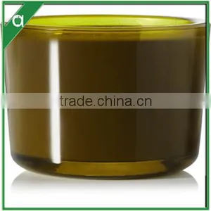 Feature Smokeless Soy Wax Scented Candle in Glass and Label on it thumbnail-1