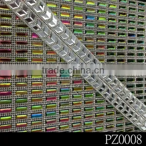 New Popular Rainbow Crystal Hot Fix Rhinestone Sheets for Decoration thumbnail-1