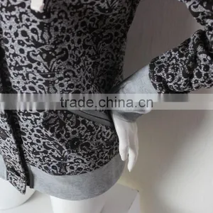 Women Leopard Printed Winter Coat thumbnail-3