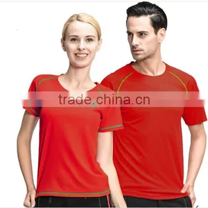 2016 Running Wear Dry Fit Tshirt 100% Polyester Honeycomb Mesh Women and Men Shirt thumbnail-3
