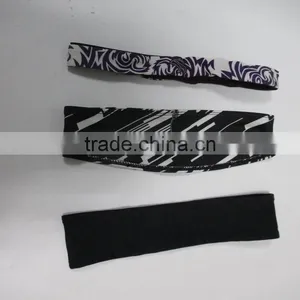 Moisture Wicking Custom Sports Stretch Yoga Head Band thumbnail-2