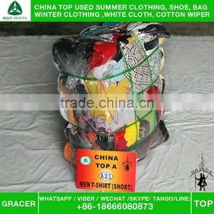 Recycling Baled Clothing Men Short Sleeve T-shirt Second Hand Wholesale Clothes Uk Style thumbnail-5