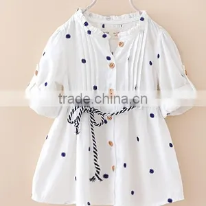 2016 Simple Dress for Kids 1-6 Years Old Baby Girl Dress Kids Party Wear Dresses for Girls thumbnail-1