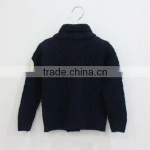 Fashion Lapel Collar Baby Boys Pattern Knitwear Cotton Children Cardigan Knitwear thumbnail-2