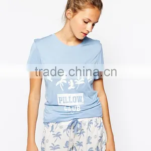 Beach Top and Shorts PJ Set thumbnail-1