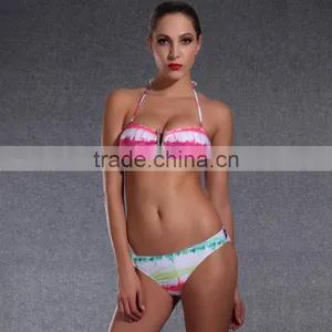 Tri't Forward Woman Swimwear Fashion Bikini Sexy Ladies Lace Up Swimwear and Beachwear thumbnail-1