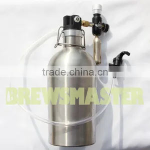 ULTIMATE Double Wall Insulated Beer Growler -2L Drafto Kit thumbnail-1