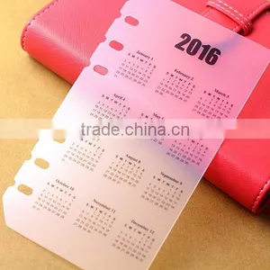 A5/A6 Timetable Board for Planner Transparent PP Spacer for Notebook Customizable Elastic Board thumbnail-6