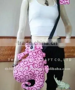 Thai Handmade Shoulder Bag Seahorse Bag thumbnail-1
