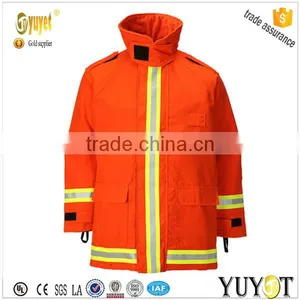 Hi-vis Fire Retard Workwear With Flap Pocket and Articulated Sleeve thumbnail-1