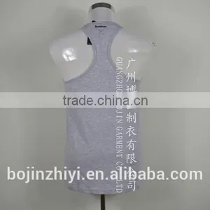 Gym 100% Cotton Water Printing Mens Tank Top thumbnail-3