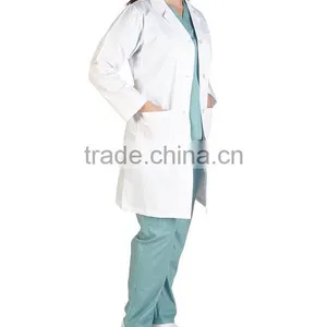 Doctor Hospital Women White Lab Coat Acid Medical Uniform thumbnail-2
