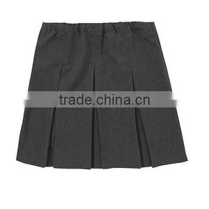 Wholesale Grey Girls Sexy School Uniform Skirts Design thumbnail-2