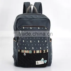Fashion Canvas Backpack, Travel Bag, Computer Bag, Girl's Sweet Bag thumbnail-2