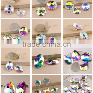 Teardrop Sew on Flat Back Strass Drill Diamond Stones thumbnail-5