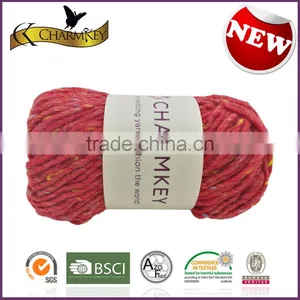 Charmkey New Fashion Hand Knitting Yarn Polyester Acrylic Blend Yarn Melange Dot Roving Yarn thumbnail-5
