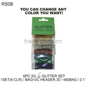FOR CRAFT(R508) 6PC GLITTER SET thumbnail-1