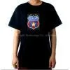 Starry-light Black 100%cotton Led t Shirt thumbnail-1