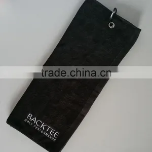100% Cotton Terry Velour Golf Towels thumbnail-3