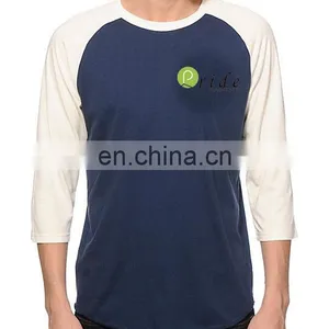 Unisex Adult Color Combination Custom Printing Baseball T-shirt-customise Long Sleeve T-shirt- Casual Wear T-shirt thumbnail-3