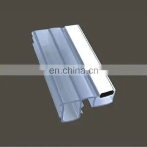 PVC Magnetic Shower Door Seal Strip for 180 Degree Malposition Glass Doors thumbnail-1