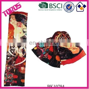 High Quality 100% Silk 13 Momme Italian Digital Silk Scarf Printing thumbnail-1