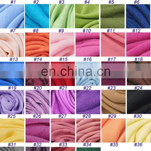 HOT Selling Plain Pashmina Scarf thumbnail-4