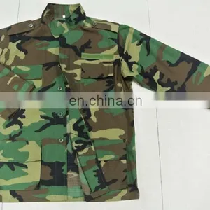 Factory Supply Woodland Bdu Jacket Camouflage Uniform thumbnail-6