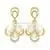 Saudi Gold Earrings Women Jewelry Bead Earrings for Wholesale thumbnail-4