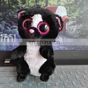 TY Branded Furry Big Eyed Plush China Factory Plush Toys thumbnail-3