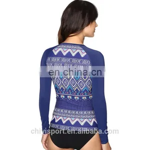 Custom Made New Designs High Quality Digital Printed Rashguards For Womens thumbnail-4
