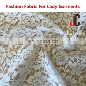 AL8066 Shaoxing JC Polyester Spandex Lace Wholesale African French Lace Fabric thumbnail-4