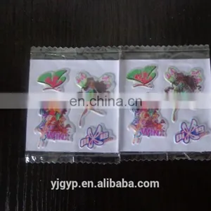 Fashion Design Promotional Colorful Lovely Cartoon Small Puffy Stickers thumbnail-5