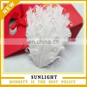 WHITE CURLY GOOSE FEATHER PAD thumbnail-1