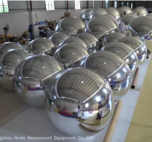Holidays Decorations Large Hanging Pvc Gold Inflatable Mirror Ball Balloon With Wholesale Price thumbnail-1