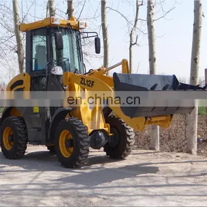 4x4 Chinese Cheap Mini Articulated Wheel Loader Front End Loader ZL12 Wheel Loader thumbnail-4