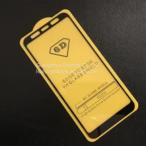 ETOPLINK 6D Full Cover LCD Screen Protector Tempered Glass Film for MOTO C C Plus thumbnail-1