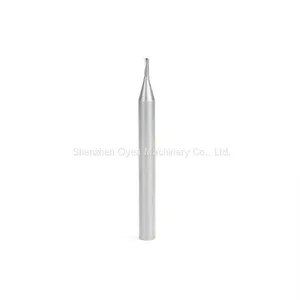 Carbide CNC Spiral 'O' Single Flute, Aluminum Cutting 2 Dia x 6 x 6 Shank x 64mm Long Up-Cut Router Bit thumbnail-1