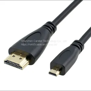 Micro HDMI to HDMI D-type HD Cable With 14+1 Pure Copper Core Line for PC/tablet/camera thumbnail-4